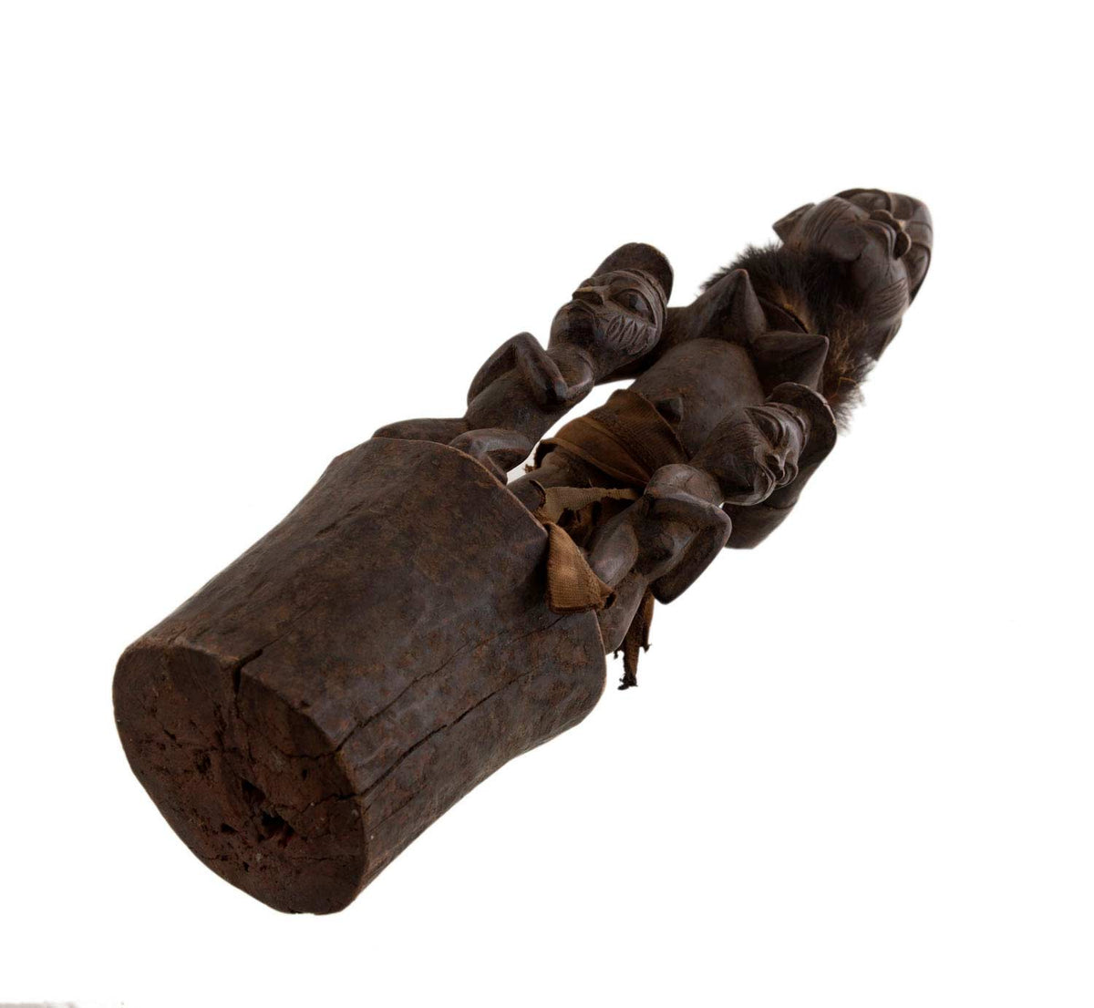Ancienne statue Ibeji Yoruba – Statue africaine cultuelle 54 cm