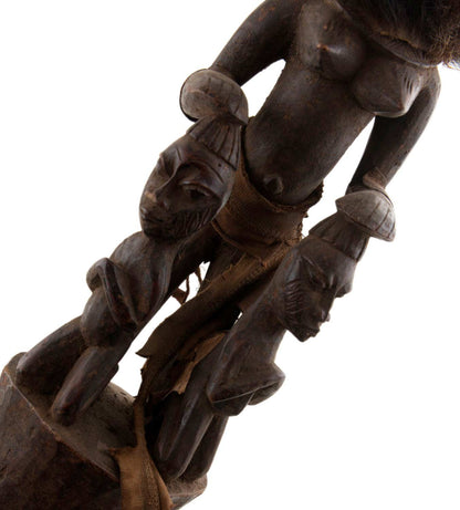 Ancienne statue Ibeji Yoruba – Statue africaine cultuelle 54 cm