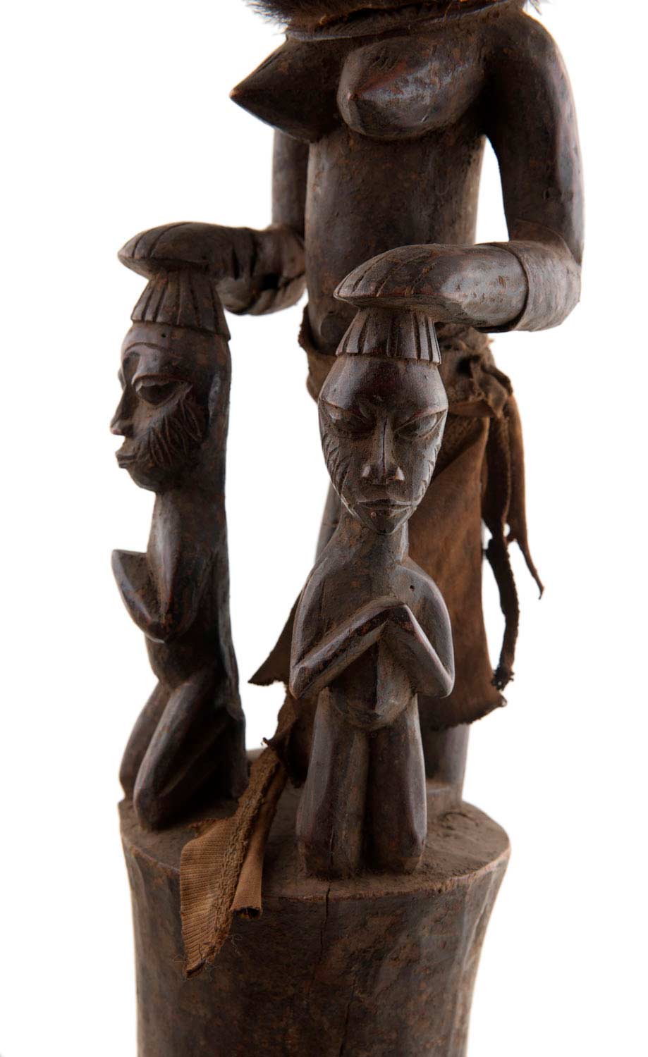 Ancienne statue Ibeji Yoruba – Statue africaine cultuelle 54 cm