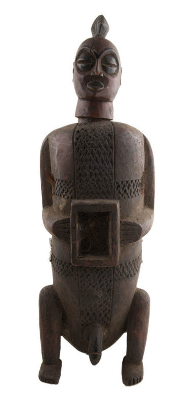 Statue Herero en bois – Rituel initiatique, Namibie