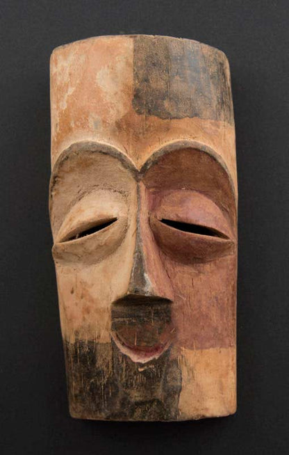 Masque passeport Vuvi – Masquette africaine miniature en bois 15 cm