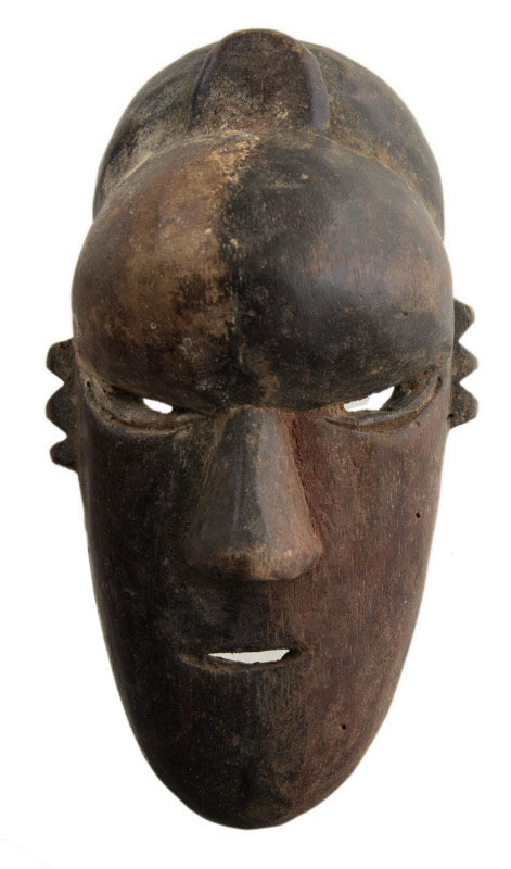 Masque passeport Salampasu Mukinka – Masquette africaine en bois 16 cm