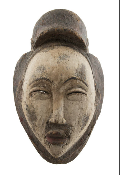 Masque africain Punu-Pounou-Lumbo – Art traditionnel du Gabon