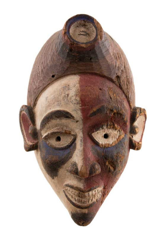 Masque africain Kongo Bakongo de RDC – sculpture en bois