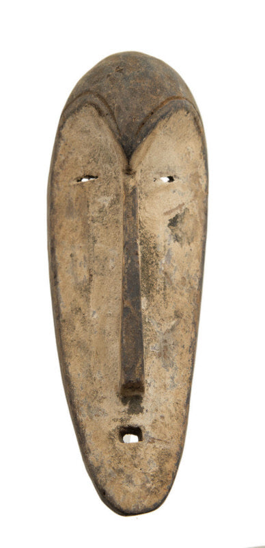 Masquette Fang – Masque diminutif passeport africain en bois