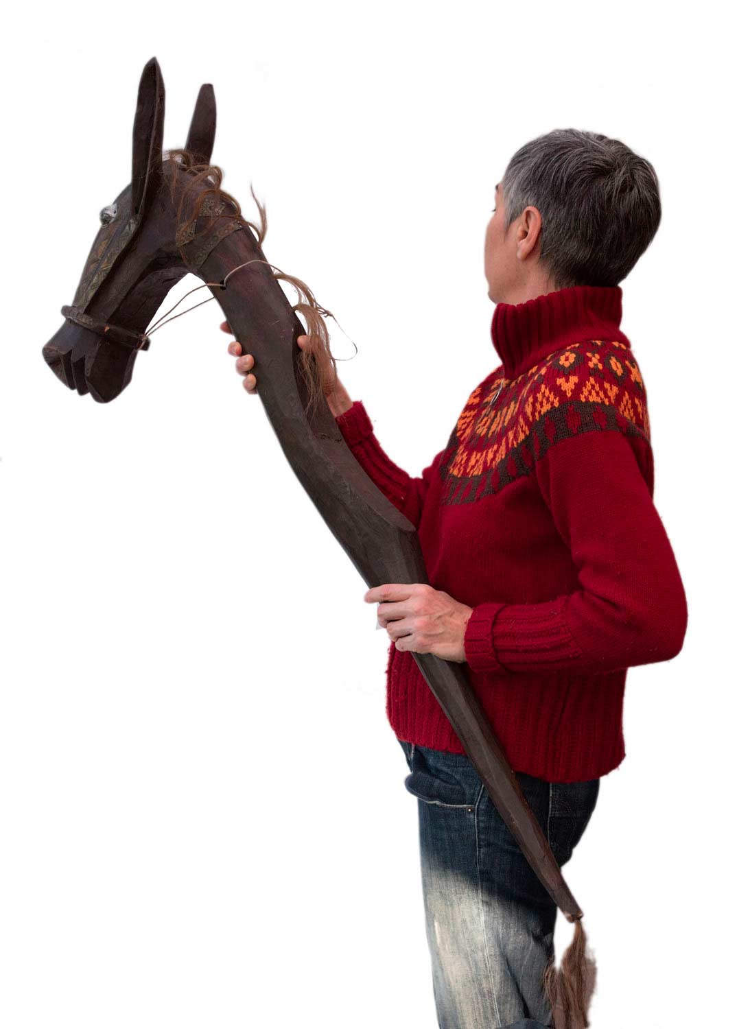 Cheval de bouffon du Korèdugaw Bambara – Art coutumier africain