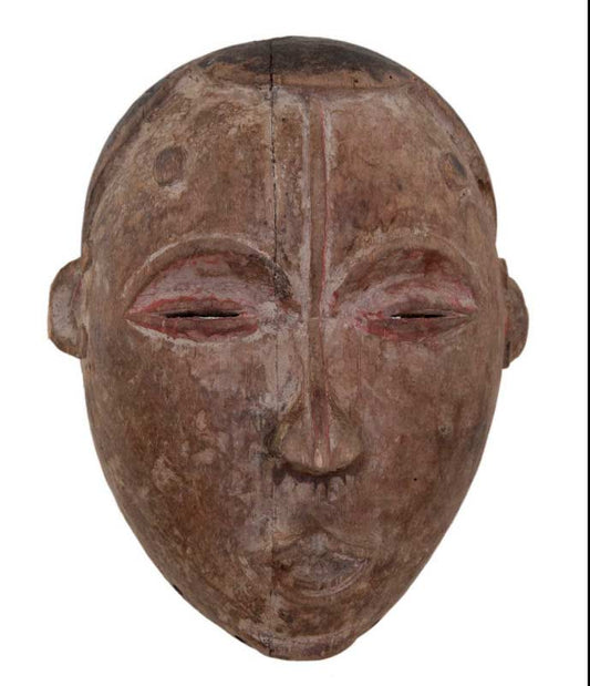 Ancien masque africain Idoma du Nigéria – sculpture en bois