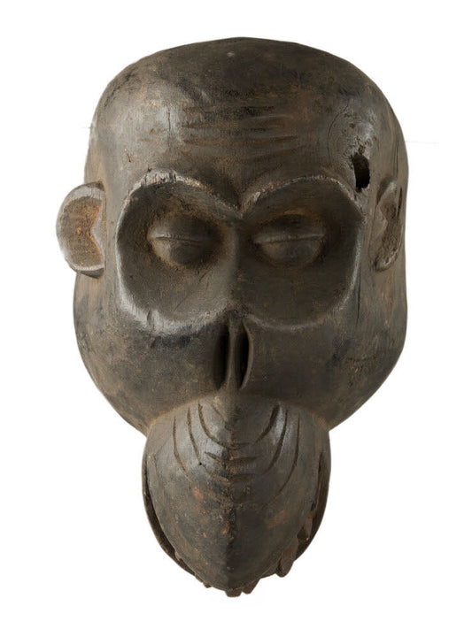 Masque africain Singe Bulu Boulou du Cameroun – bois et pigments