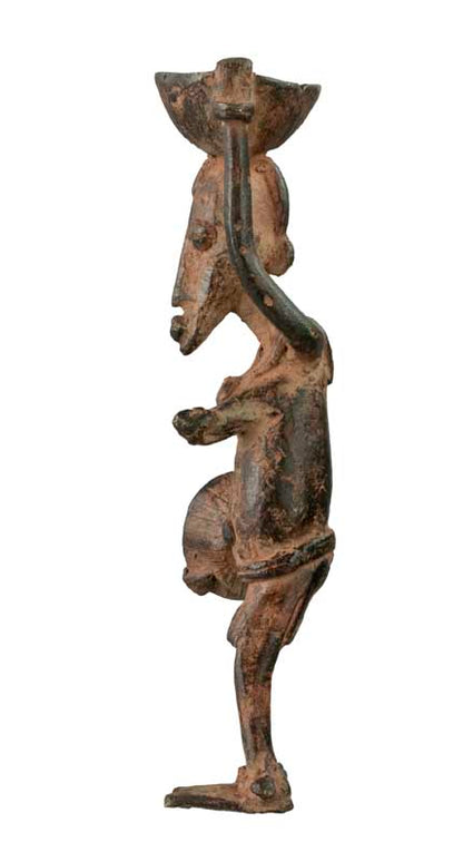 Statue Dogon en bronze – Figurine de maternité, Mali