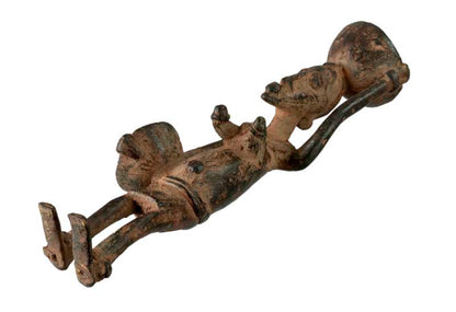Statue Dogon en bronze – Figurine de maternité, Mali