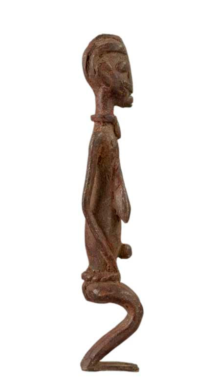 Statue Dogon en bronze – Figurine féminine ancêtre, Mali