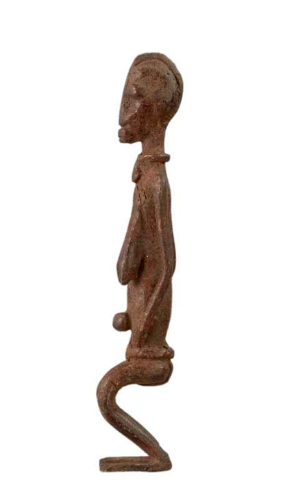 Statue Dogon en bronze – Figurine féminine ancêtre, Mali
