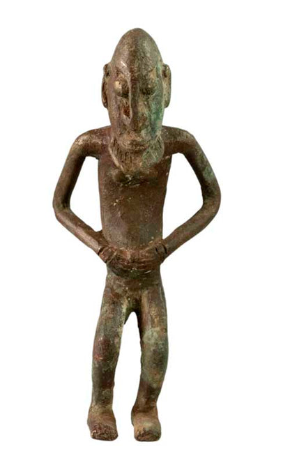 Statue Dogon en bronze – Figurine d'ancêtre, Mali