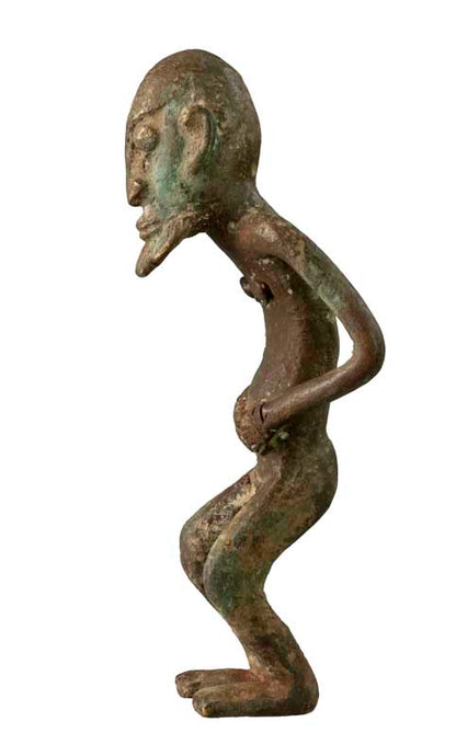 Statue Dogon en bronze – Figurine d'ancêtre, Mali