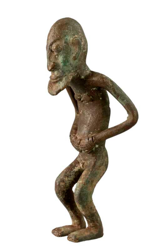 Statue Dogon en bronze – Figurine d'ancêtre, Mali