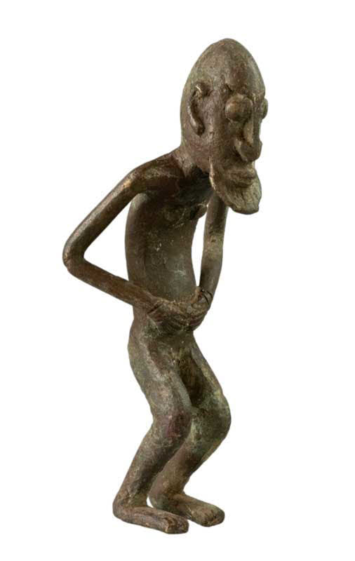 Statue Dogon en bronze – Figurine d'ancêtre, Mali