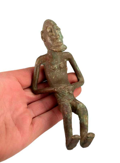 Statue Dogon en bronze – Figurine d'ancêtre, Mali