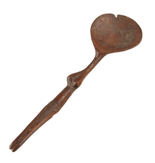 Cuillère Zoulou Izinkhezo Ukhezo en bois – Art africain traditionnel