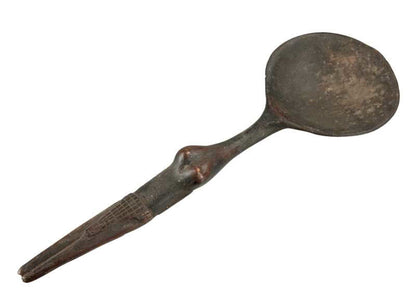 Cuillère Zoulou Izinkhezo Ukhezo en bois – Art africain traditionnel