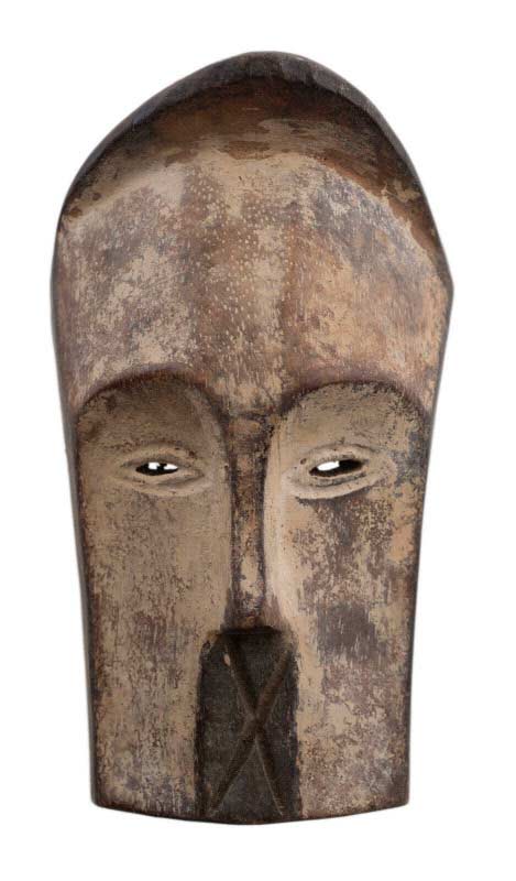 Masque passeport Tsogho Mitsogho – Masquette africaine en bois 15 cm
