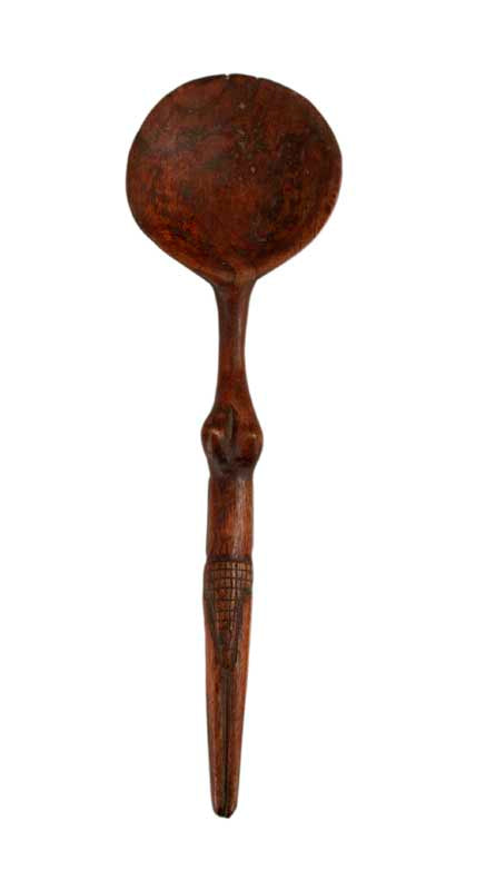 Cuillère Izinkhezo Zulu 37 cm en bois – Art africain traditionnel