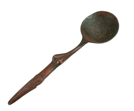 Cuillère Zoulou Izinkhezo en bois – Art africain traditionnel