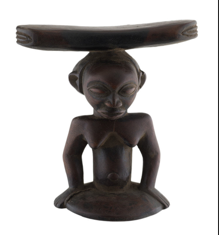 Appui-nuque Luba – Repose-tête traditionnel de RDC