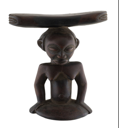 Appui-nuque Luba – Repose-tête traditionnel de RDC