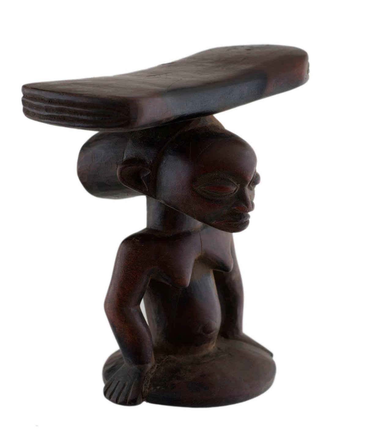 Appui-nuque Luba – Repose-tête traditionnel de RDC