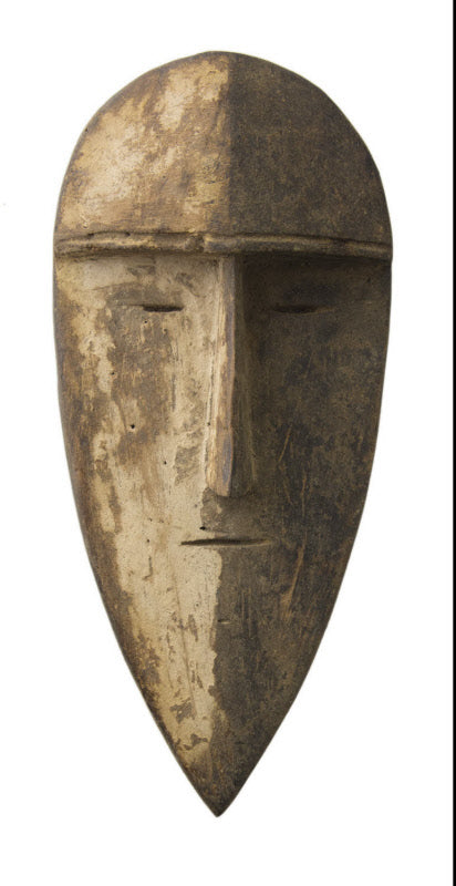 Masque passeport Aduma – Masquette africaine miniature en bois 18 cm