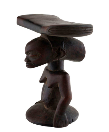 Appui-nuque Luba – Repose-tête traditionnel de RDC
