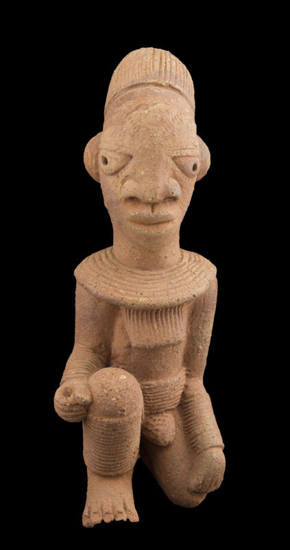 Statue Nok en terre cuite – Personnage, reproduction des années 1990