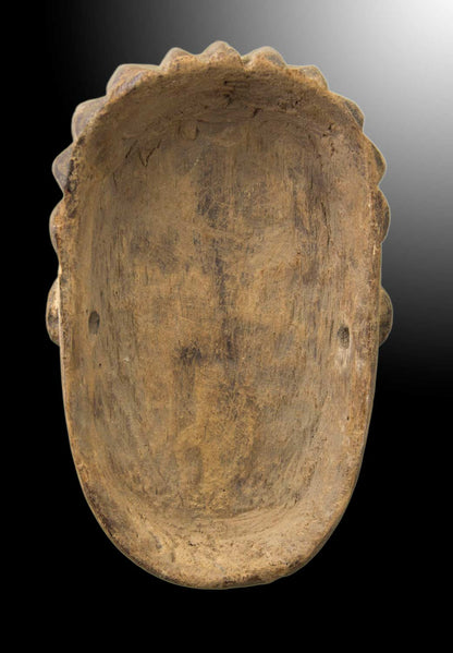 Masquette Mitsogho – Masque diminutif passeport africain en bois