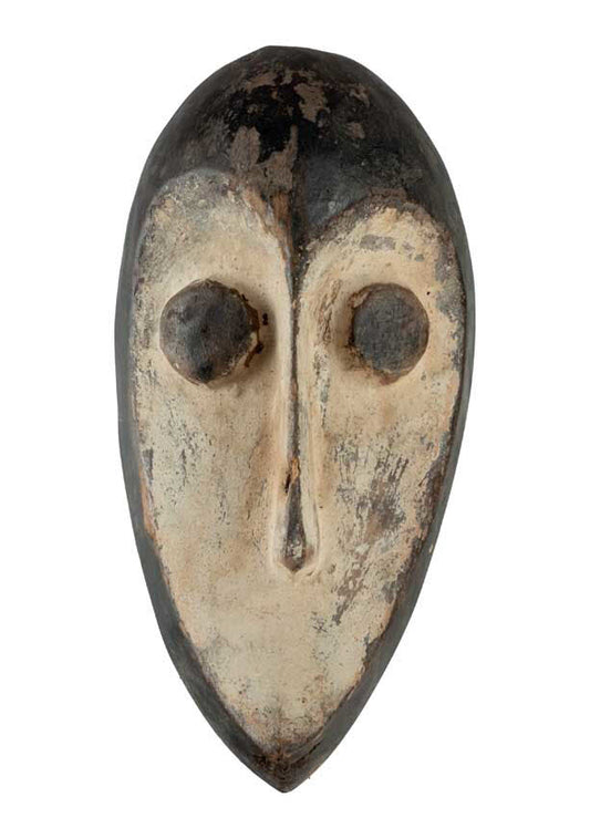 Masque passeport africain – Masquette en bois et pigments 16 cm