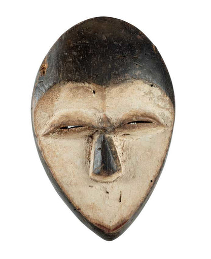 Masque passeport africain – Masquette en bois et pigments 14,8 cm