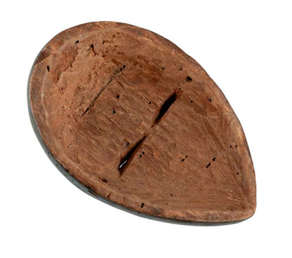 Masque passeport africain – Masquette en bois et pigments 14,8 cm