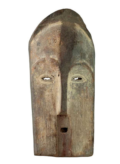 Masque passeport africain – Masquette en bois et pigments 15 cm