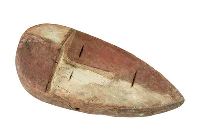Masque passeport africain – Masquette en bois et pigments 17 cm