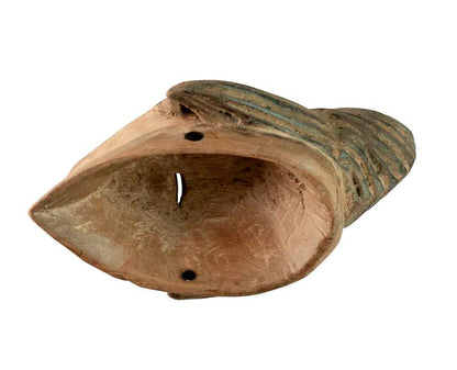 Masque passeport africain – Masquette en bois et pigments 15 cm