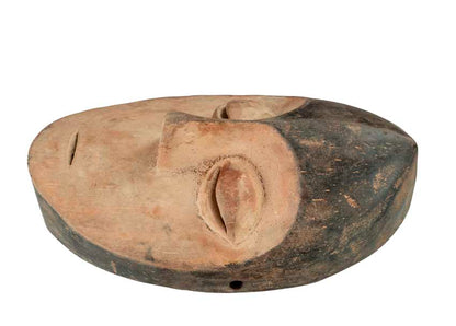 Masque passeport africain – Masquette en bois et pigments 12,5 cm