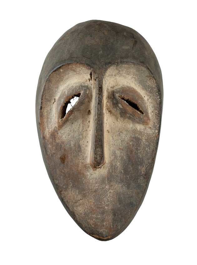 Masque passeport africain – Masquette en bois et pigments 13 cm