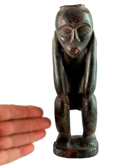 Statuette Lulua – Sculpture africaine en bois de République Démocratique du Congo