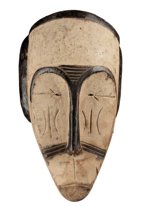 Masque africain Fang Ngil en bois et pigments