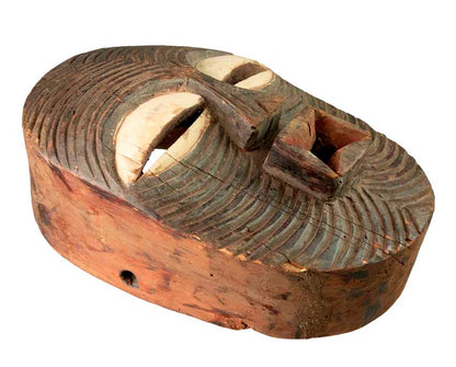 Masque africain Luba Kifwebe – Sculpture traditionnelle en bois