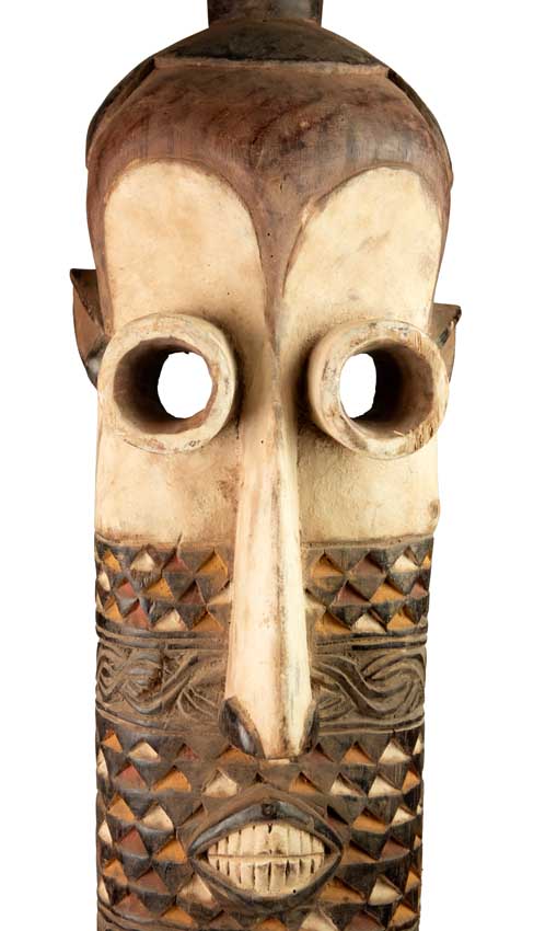 Masque africain Pende – Sculpture traditionnelle en bois