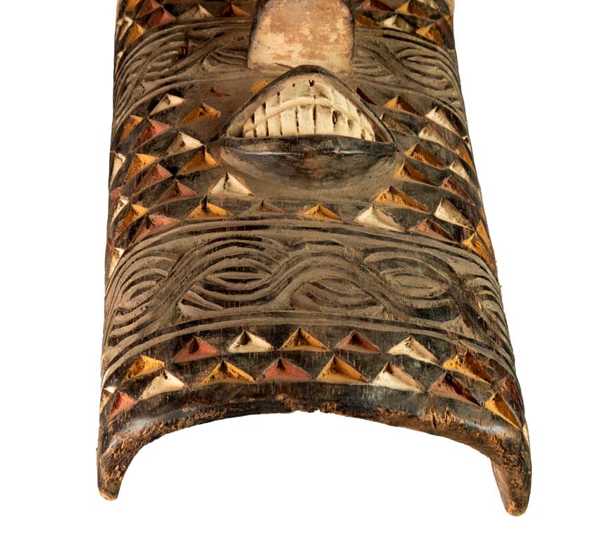 Masque africain Pende – Sculpture traditionnelle en bois