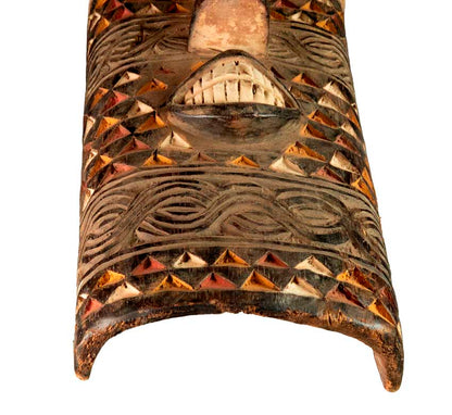 Masque africain Pende – Sculpture traditionnelle en bois