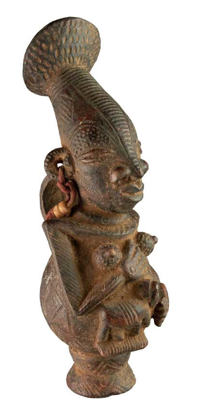 Jarre Mangbetu anthropomorphe en terre cuite – Art africain