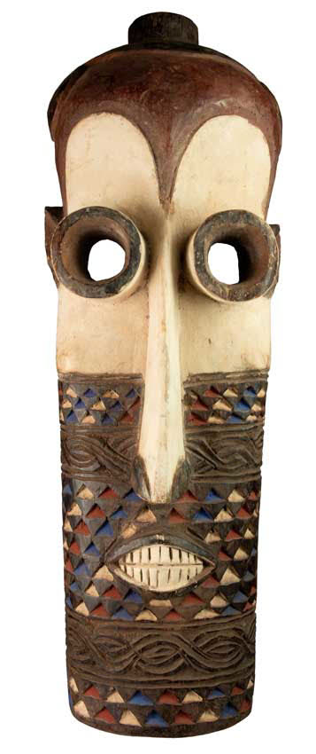 Masque africain Pende – Sculpture traditionnelle en bois