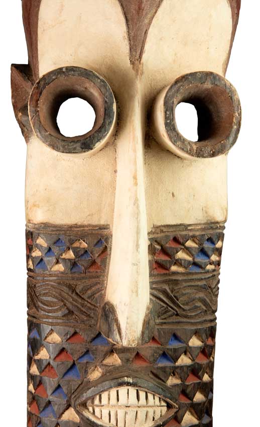 Masque africain Pende – Sculpture traditionnelle en bois